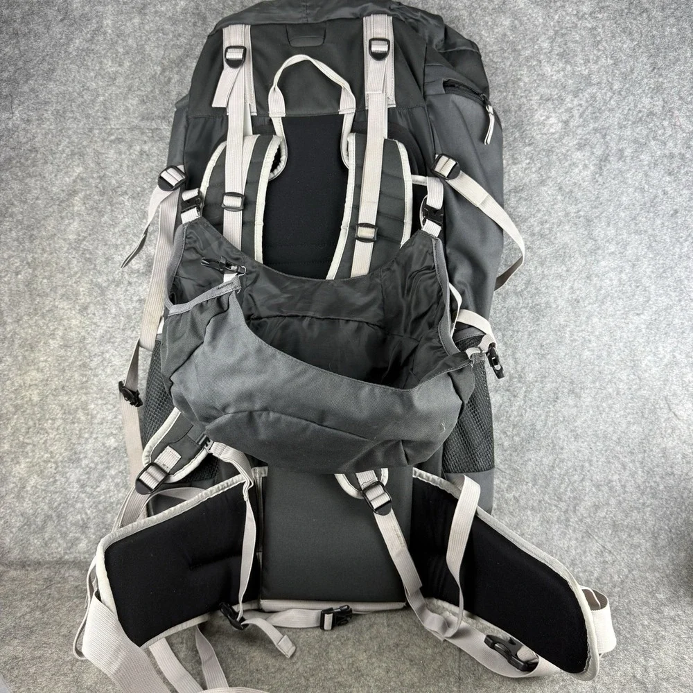 Jansport Katahdin 70 Liter Large Hiking backpack Black & Gray